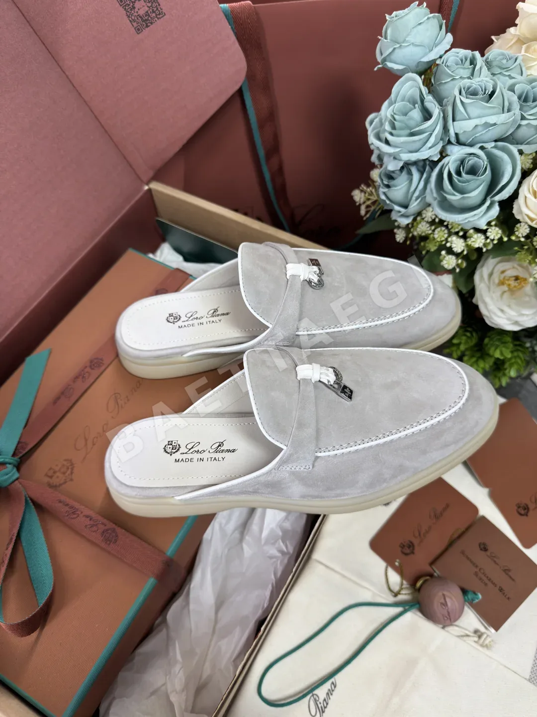 로로피아나 여성 수제 슬리퍼 상세 이미지 4