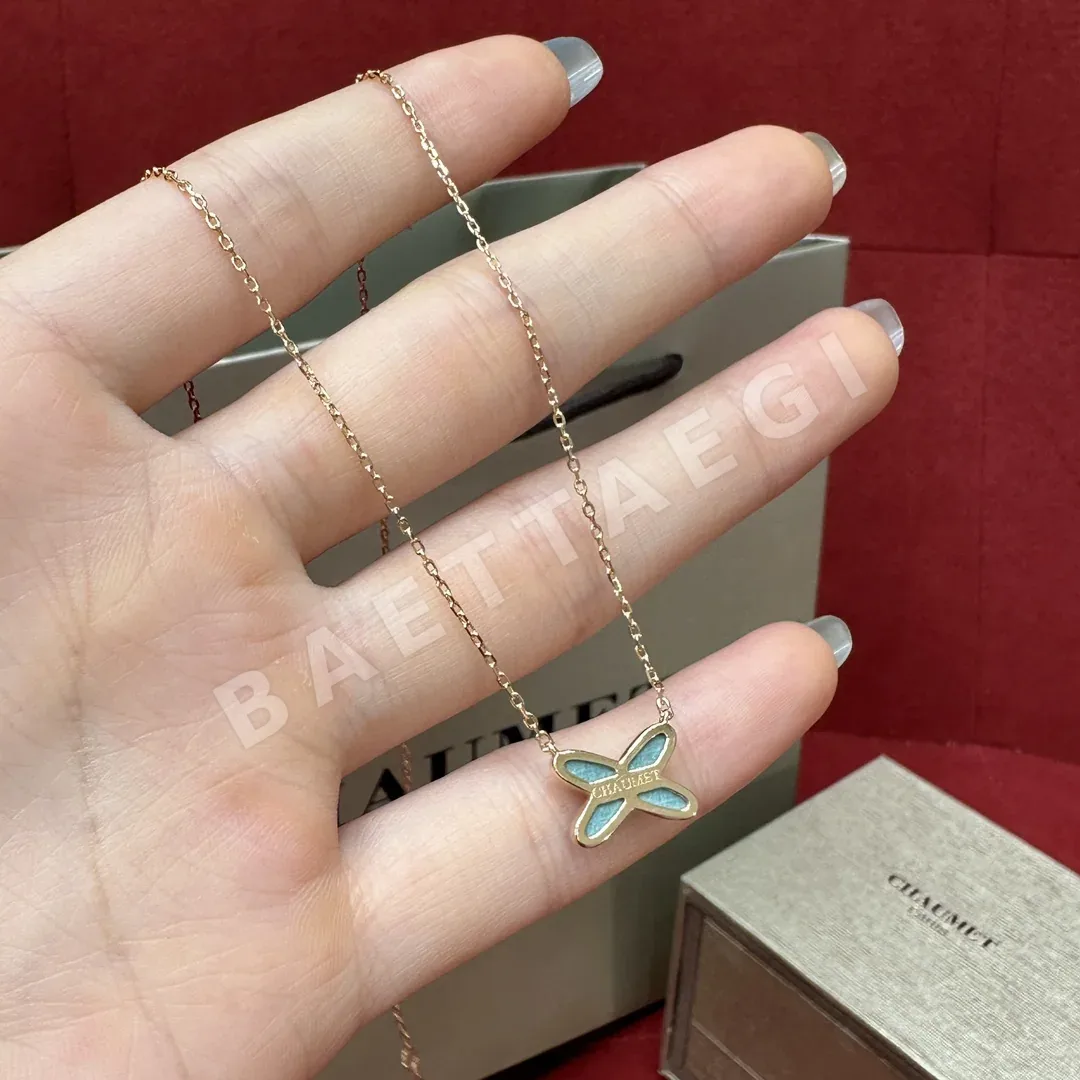 쇼메 쥬 드 리앙 크로스 링크 목걸이 상세 이미지 3