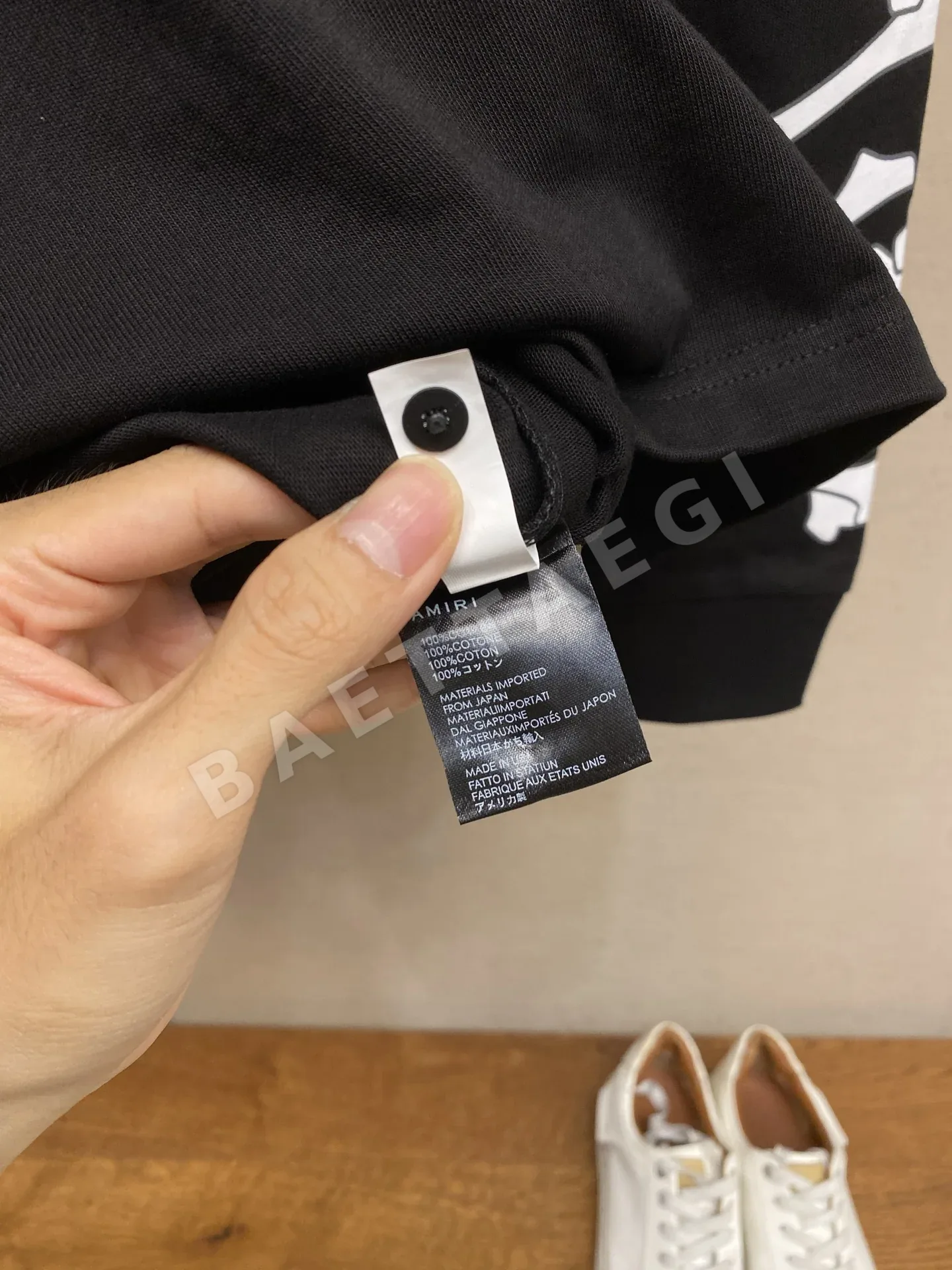 아미리 루즈핏 크루넥 남성 긴팔 티셔츠 상세 이미지 9