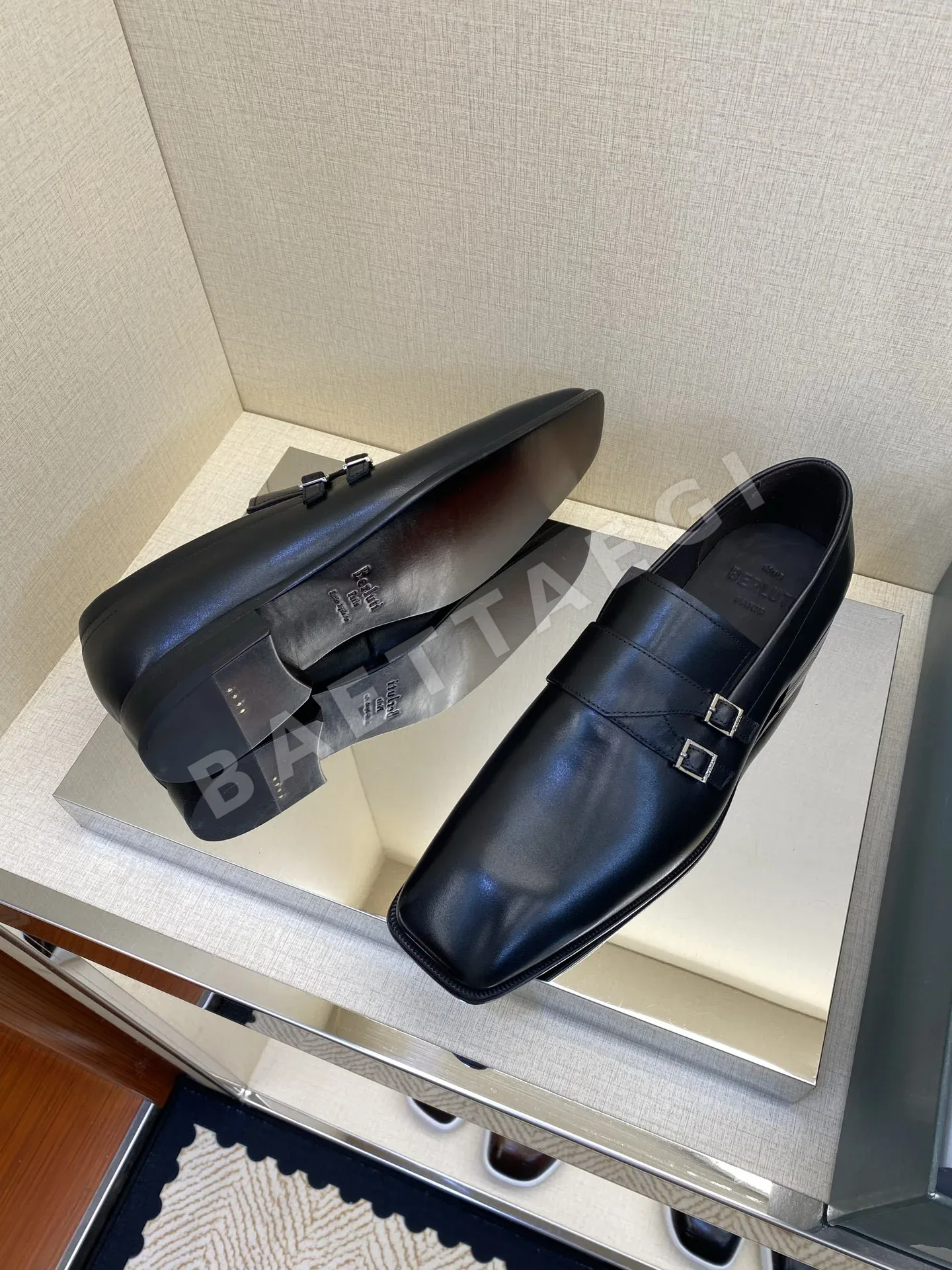 벨루티 로퍼 가죽 수작업 도색 상세 이미지 10