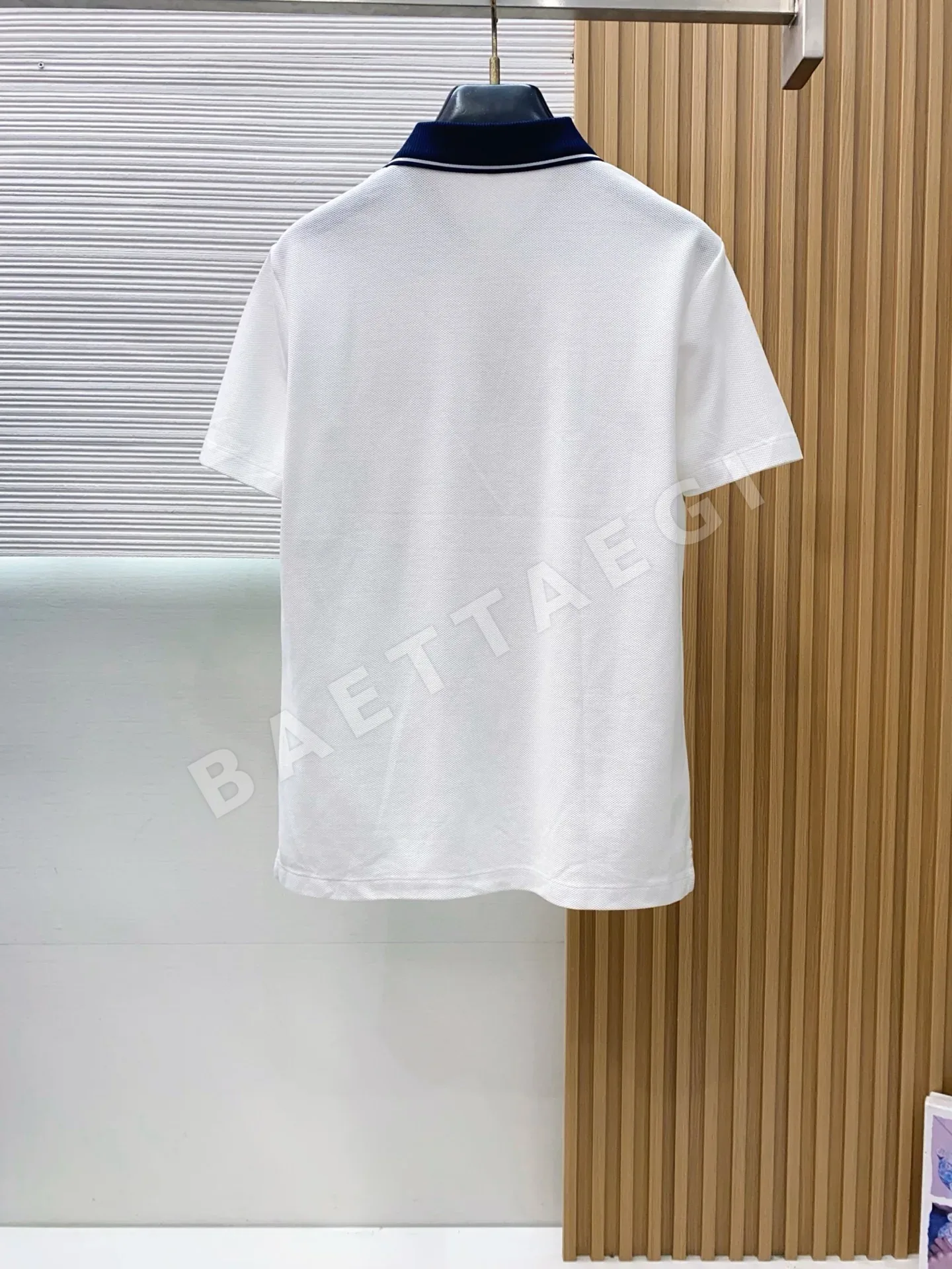 에르메스 텐셀 메시 카라 반팔 셔츠 상세 이미지 9