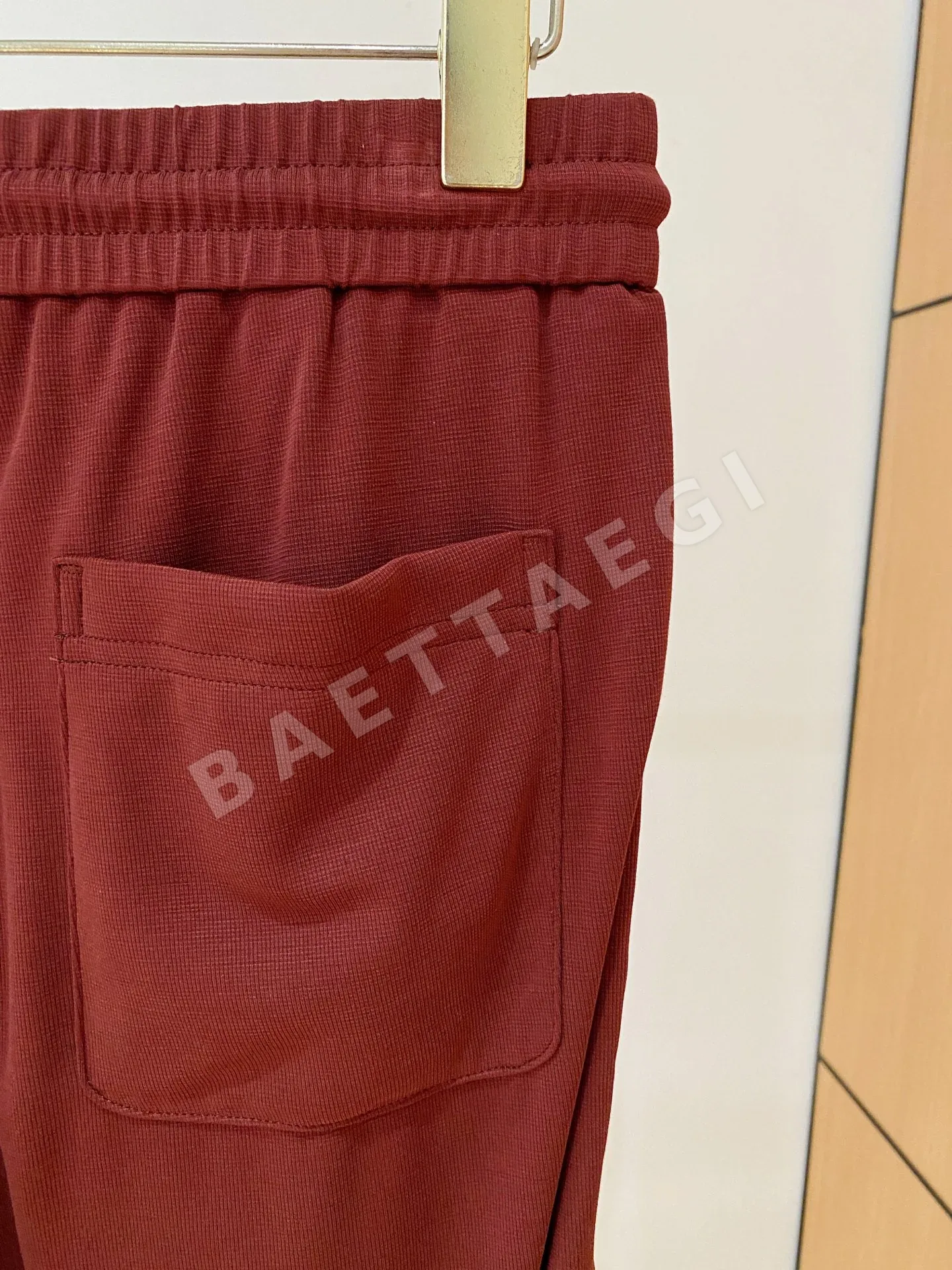 브루넬로쿠치넬리 에어리 라이스 그레인 체크 남성 바지 상세 이미지 8
