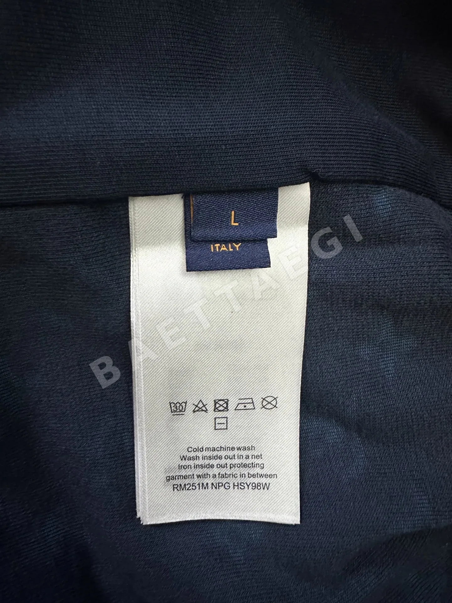 루이비통 테리 크로스 지퍼업 후디 자켓 상세 이미지 9