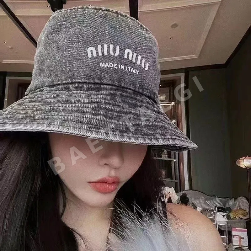 미우미우 데님 버킷햇 상세 이미지 2
