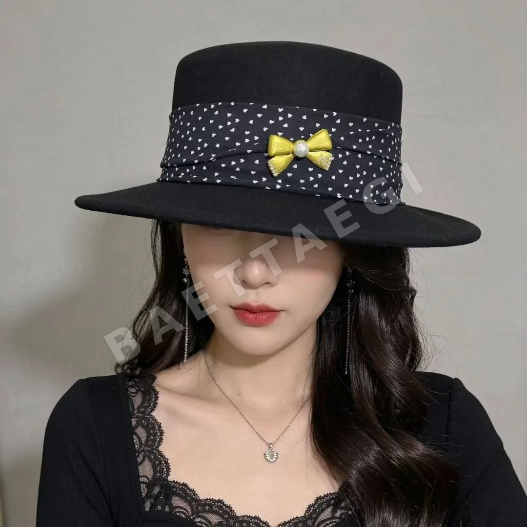 샤넬 캐시미어 플랫탑 모자 상세 이미지 1