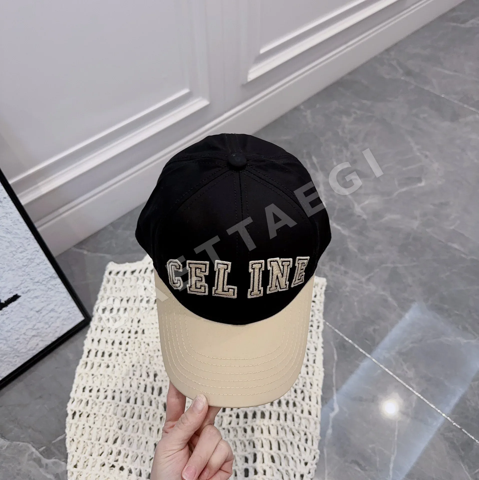 셀린느 네이비 코튼 캡 상세 이미지 9