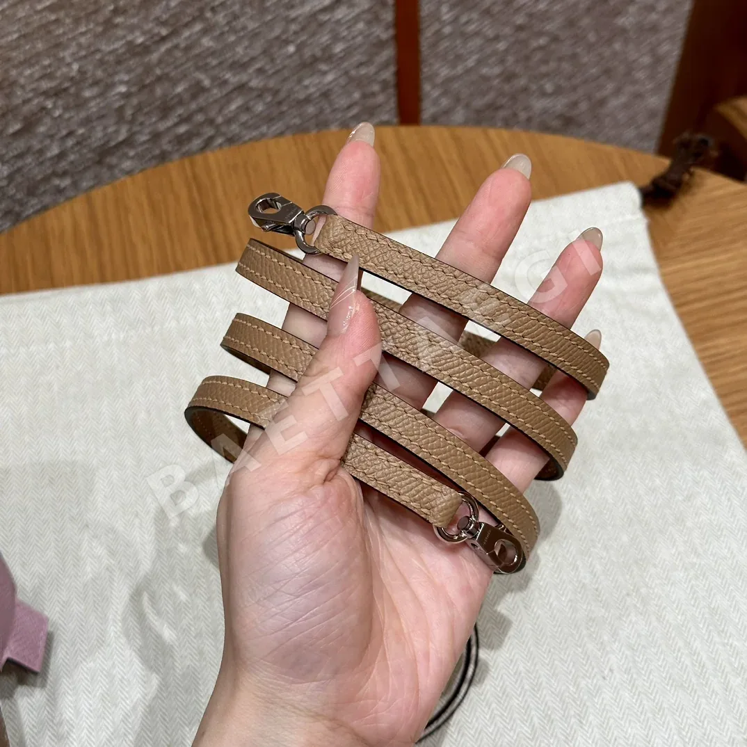 에르메스 켈리돌백 밀크티 실버 하드웨어 가방 상세 이미지 5