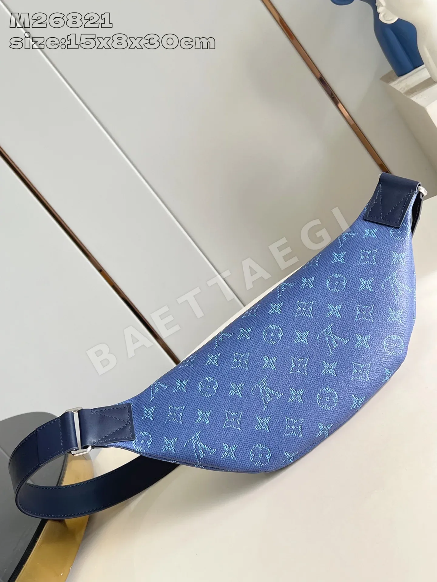 루이비통 모노그램 블루 숄더백 M26821 상세 이미지 5