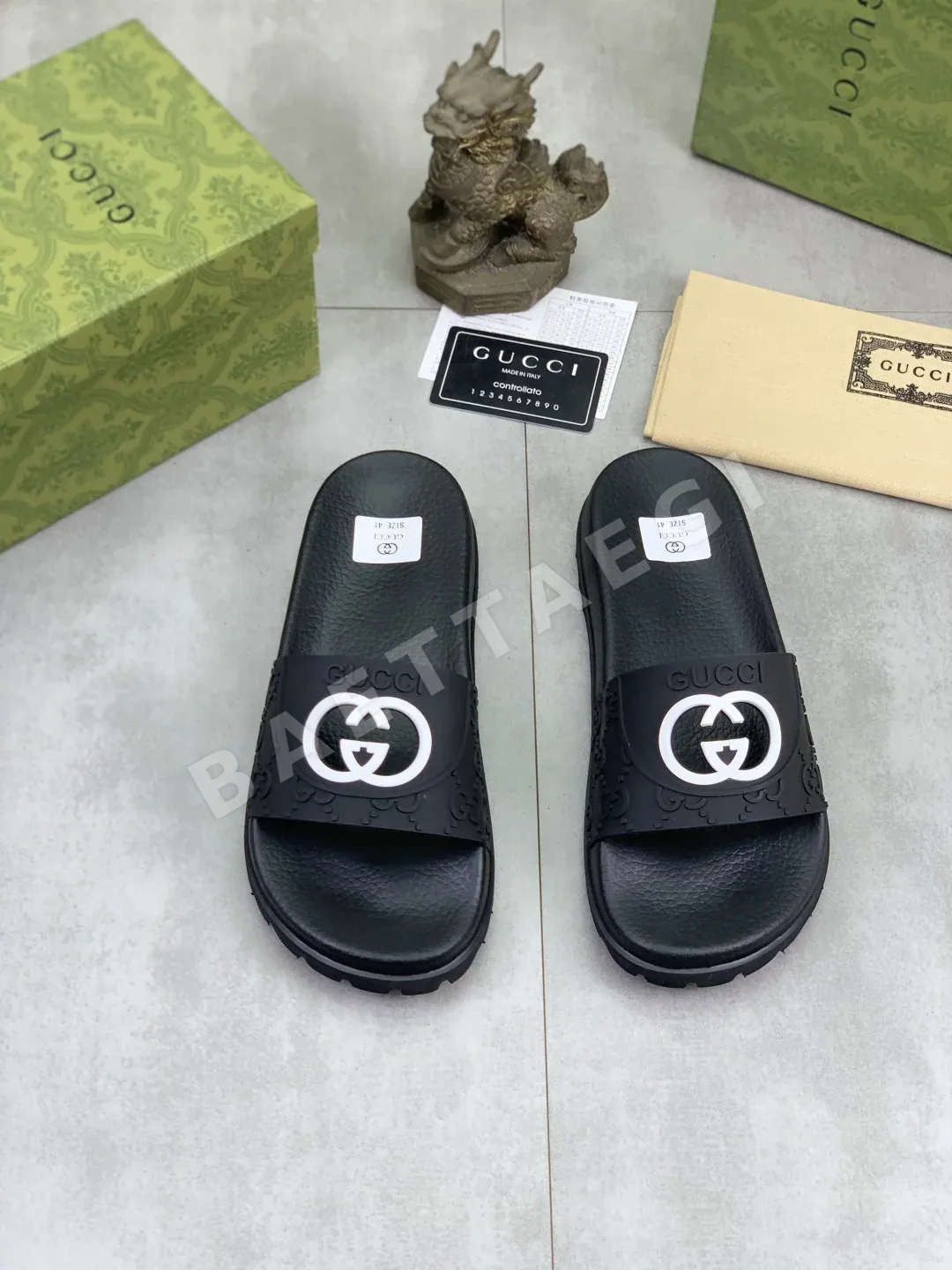 구찌 뱀띠 캐주얼 슬리퍼 상세 이미지 2