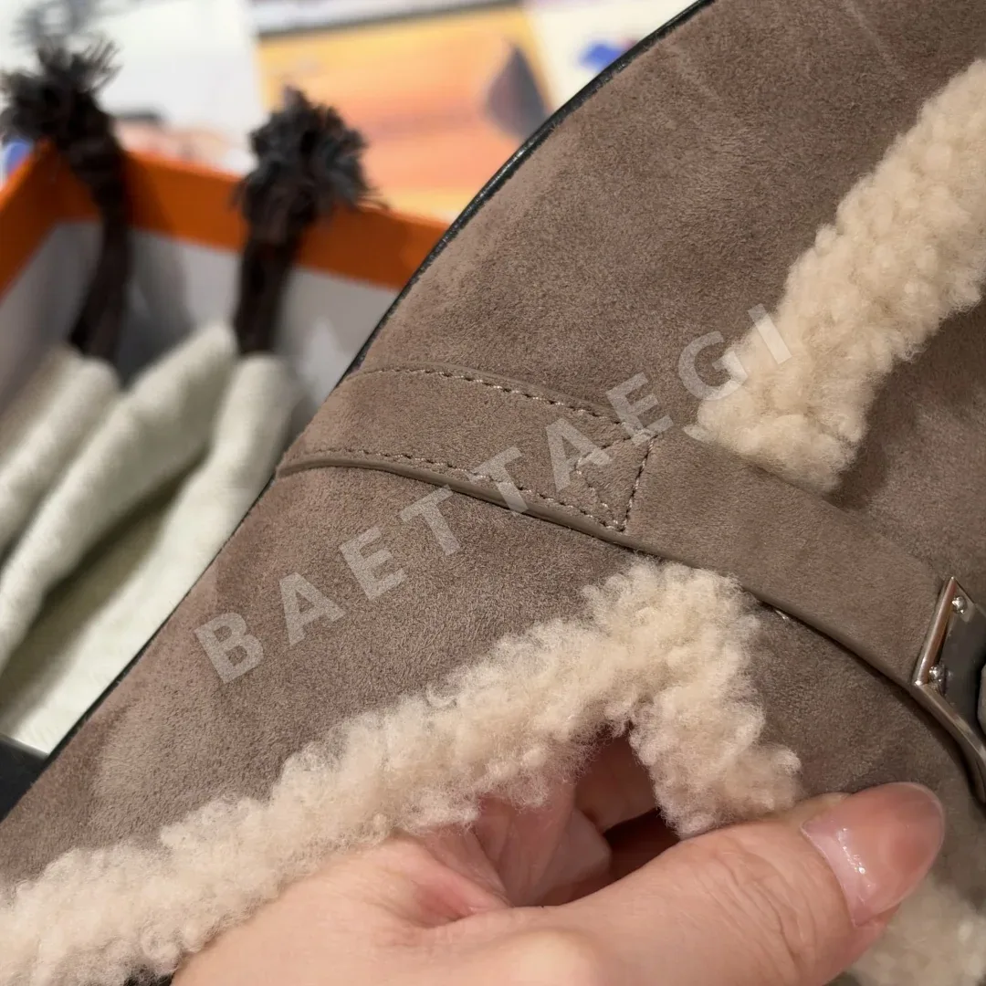 에르메스 샌들 Étoupe goatskin 상세 이미지 3