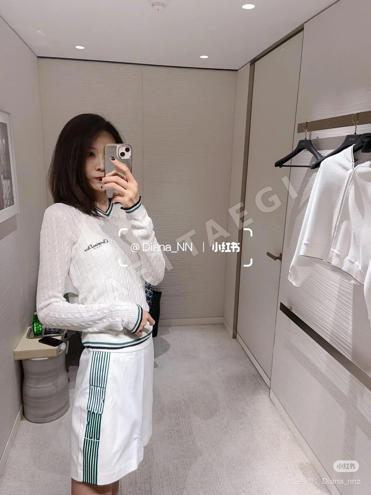 디올 크로셰 허리 밴드 팬츠 세트 상세 이미지 6