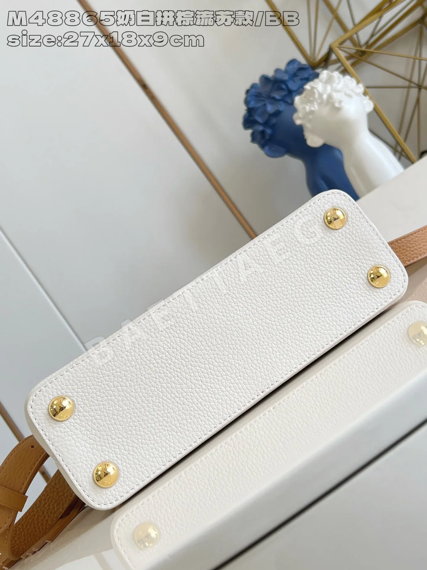 루이비통 카푸신 BB 스몰 태슬 핸드백 브라운 M48865 상세 이미지 6