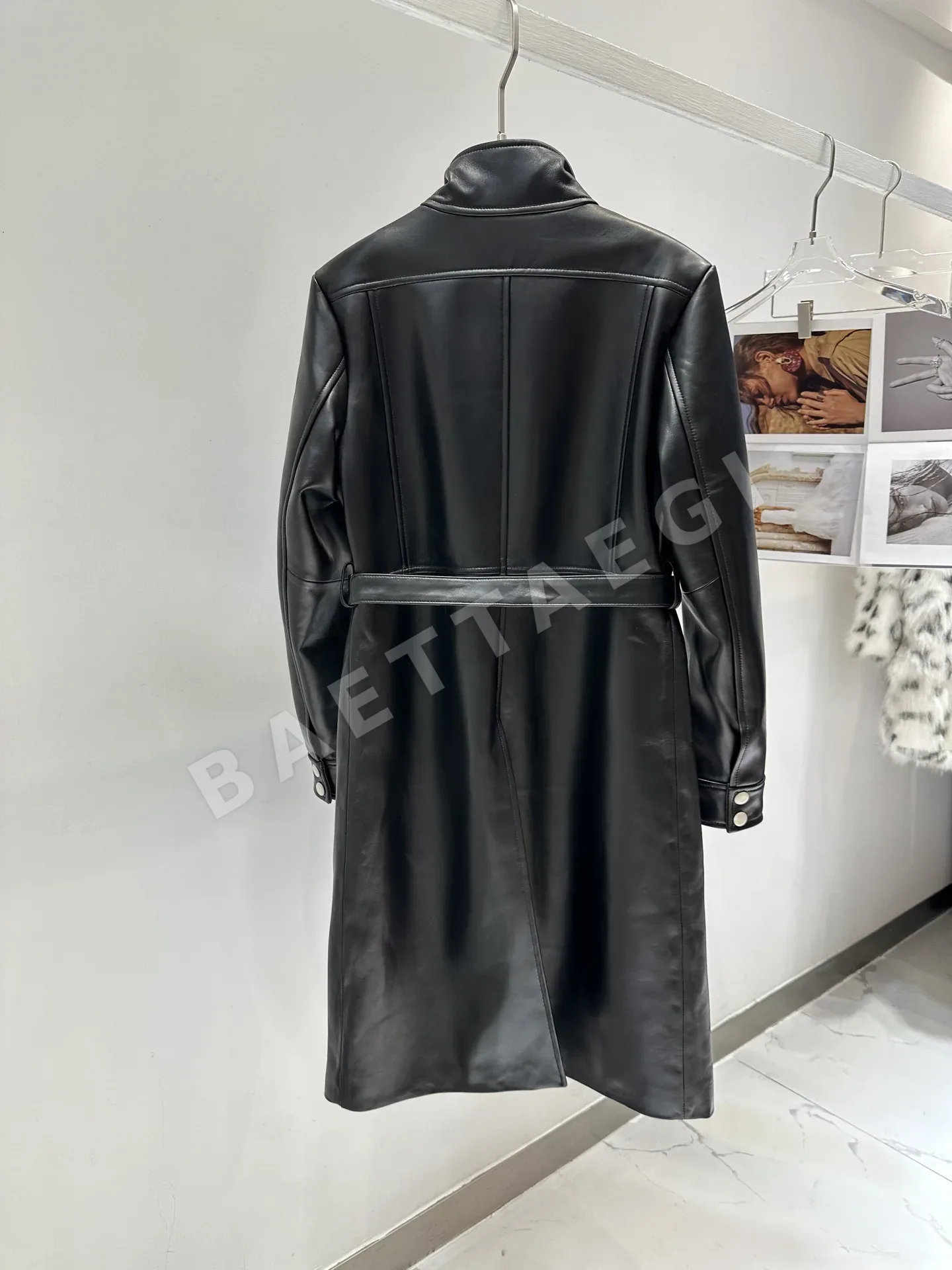 꾸레쥬 램스킨 레더 자켓 상세 이미지 8