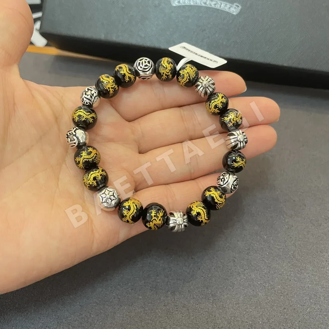 크롬하츠 클래식 레트로 드래곤 비즈 팔찌 상세 이미지 4
