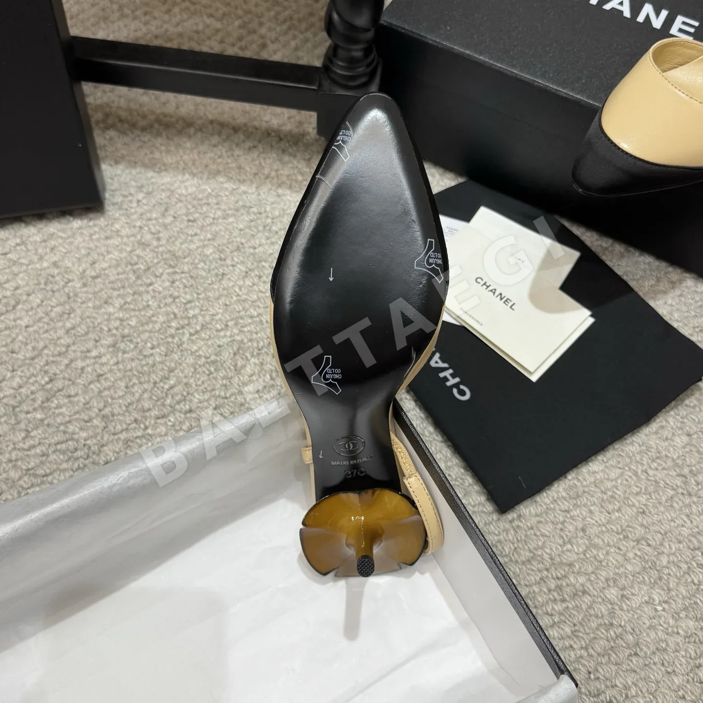샤넬 진주 힐 하이힐 상세 이미지 9