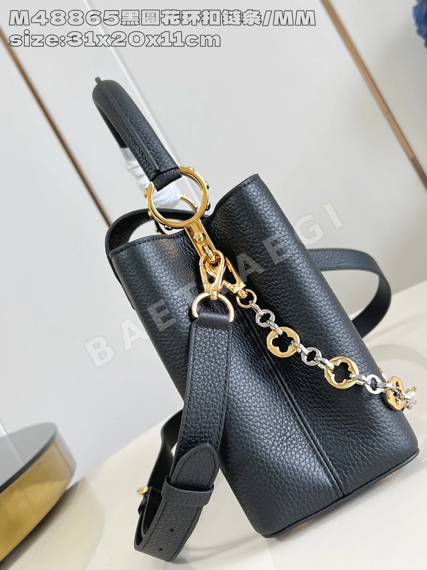 루이비통 카푸신 미디엄 핸드백 M48865 상세 이미지 3
