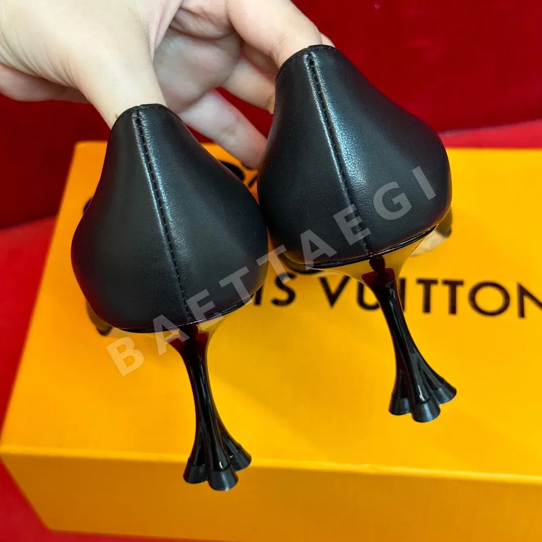 루이비통 리본 장식 뾰족코 하이힐 신발 3795 상세 이미지 5