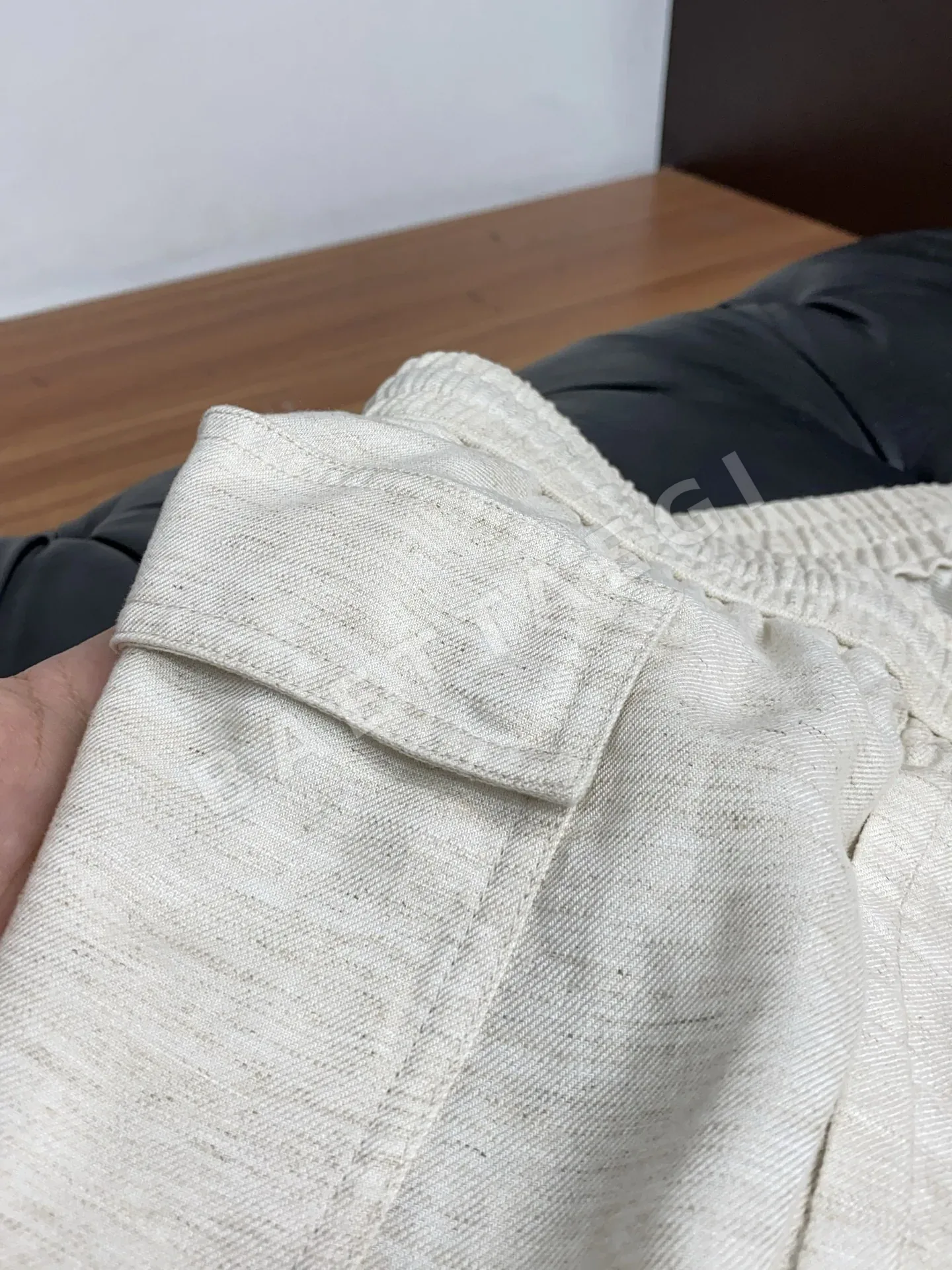 제냐 남성 린넨 바지 상세 이미지 5
