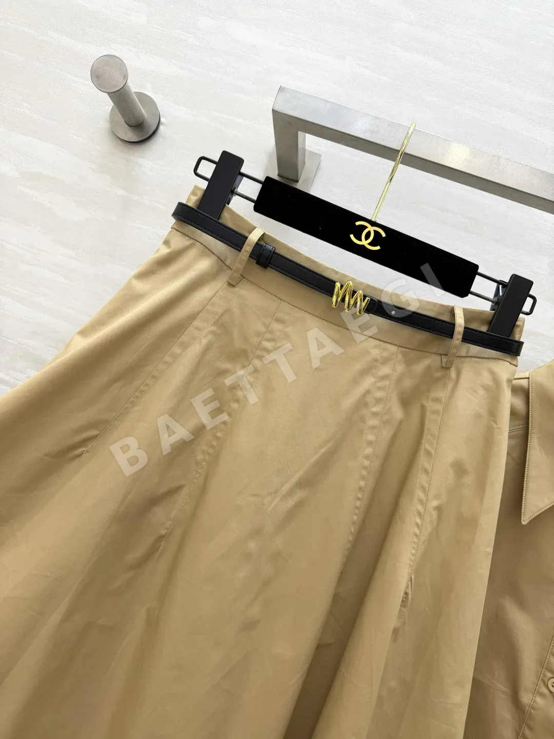 보테가베네타 포인티드 카라 셔츠 & 스커트 세트 상세 이미지 9
