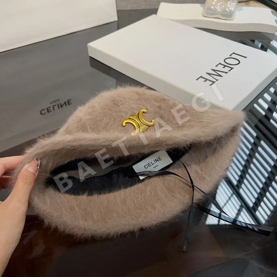 셀린느 토끼 모피 어부 모자 상세 이미지 6