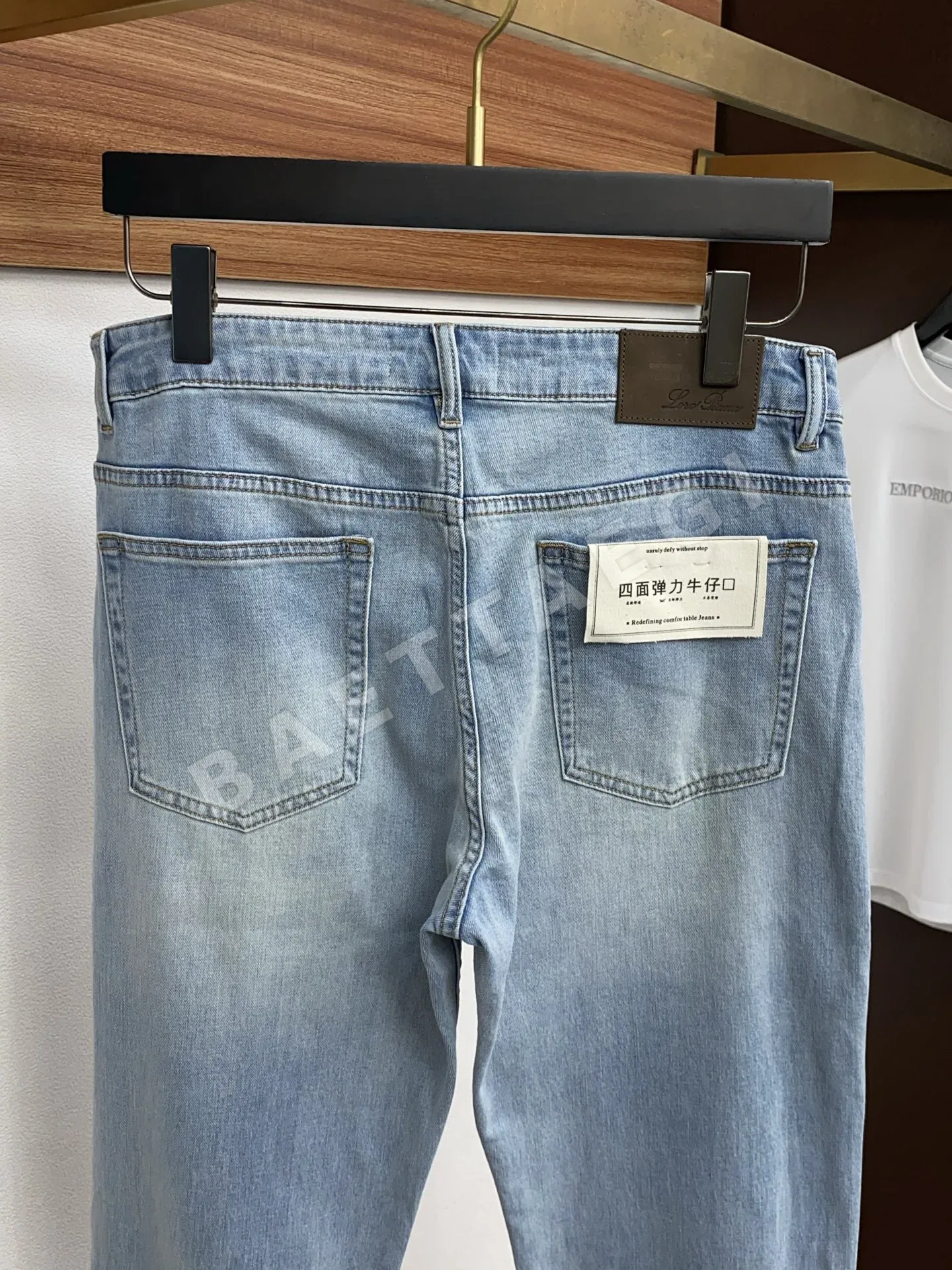 로로피아나 남성 데님 바지 상세 이미지 9