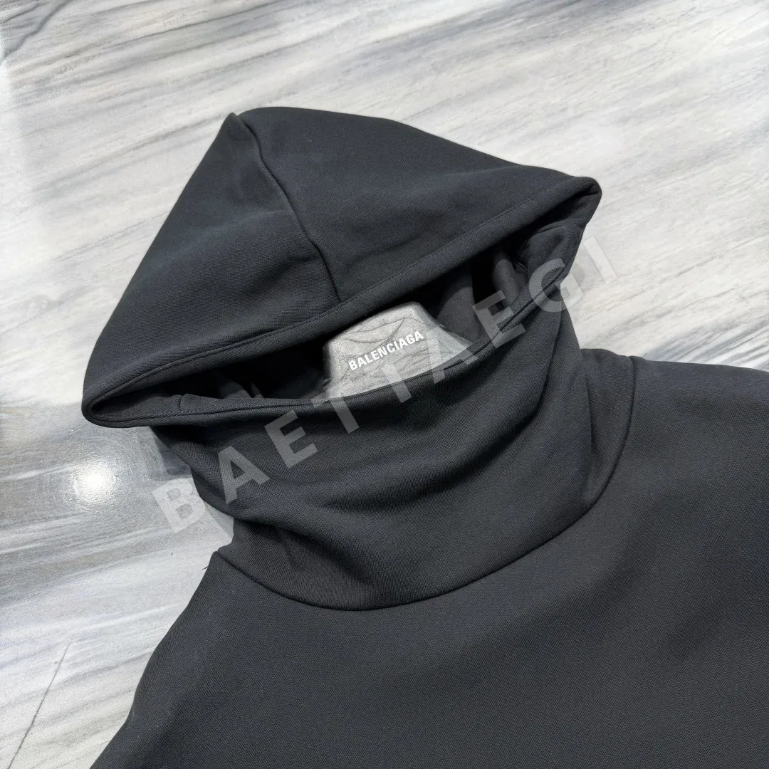 발렌시아가 그라데이션 로고 남성 후드 상세 이미지 7