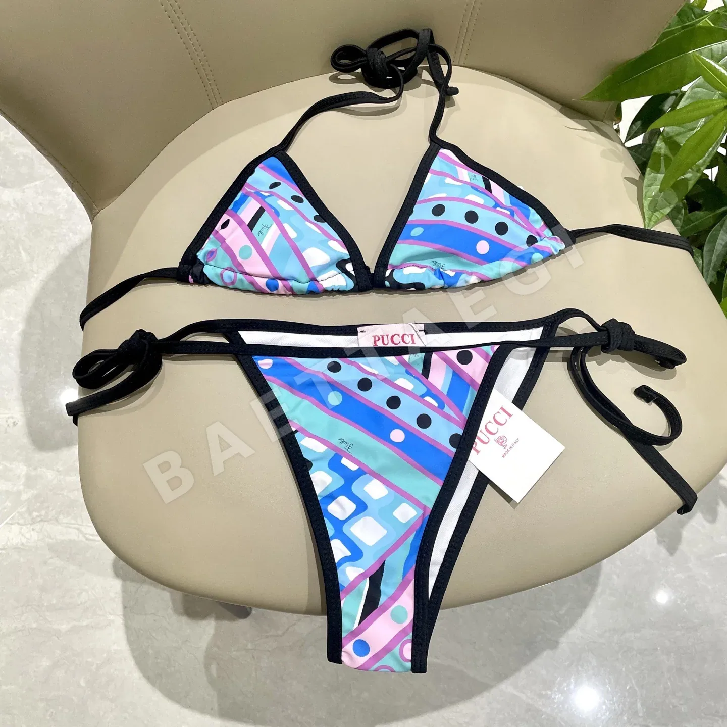 액티브웨어 여성 3 피스 비키니 수영복 세트 상세 이미지 12