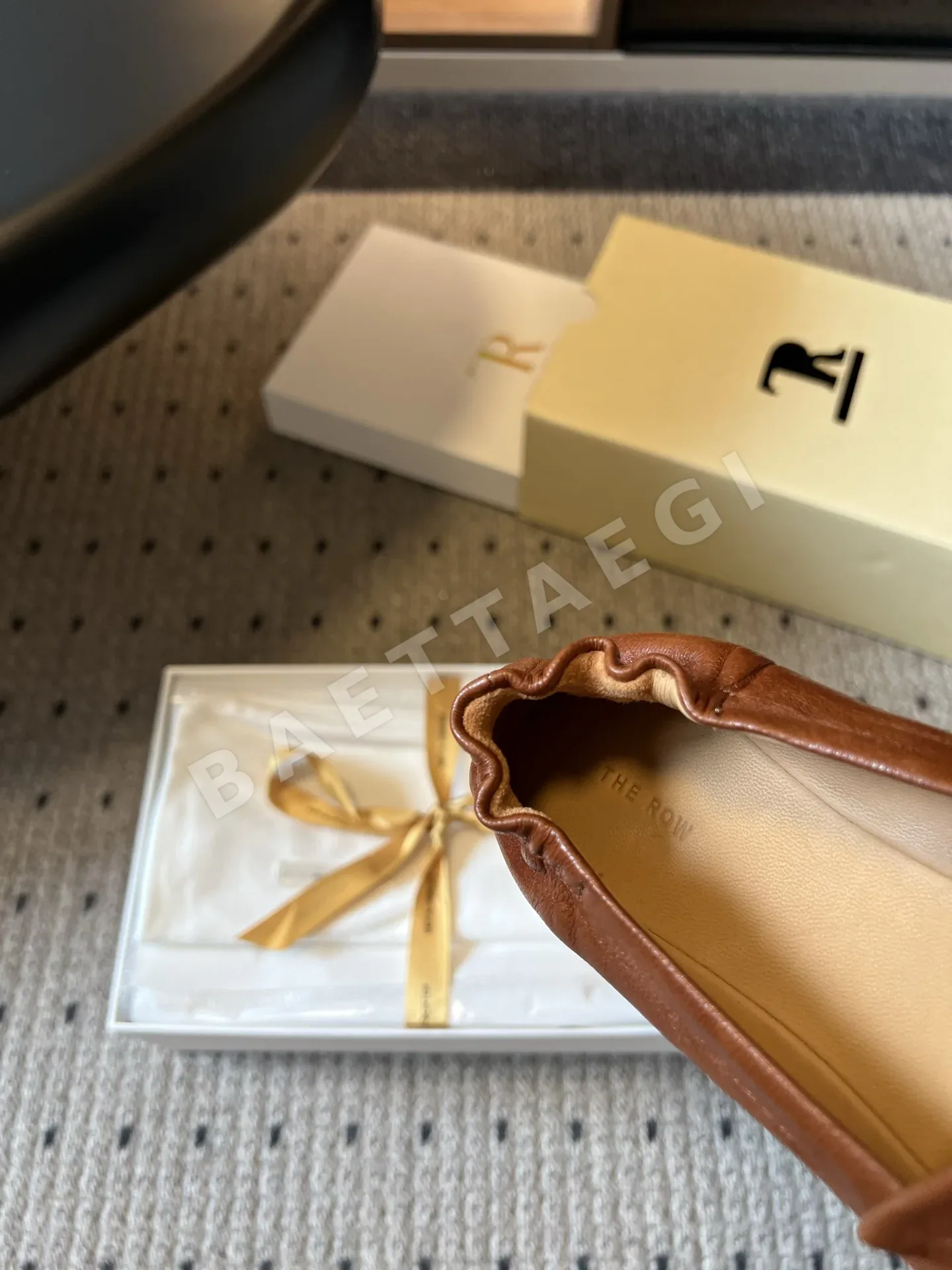 더로우 스퀘어 토 페니 로퍼 플랫 슈즈 상세 이미지 8