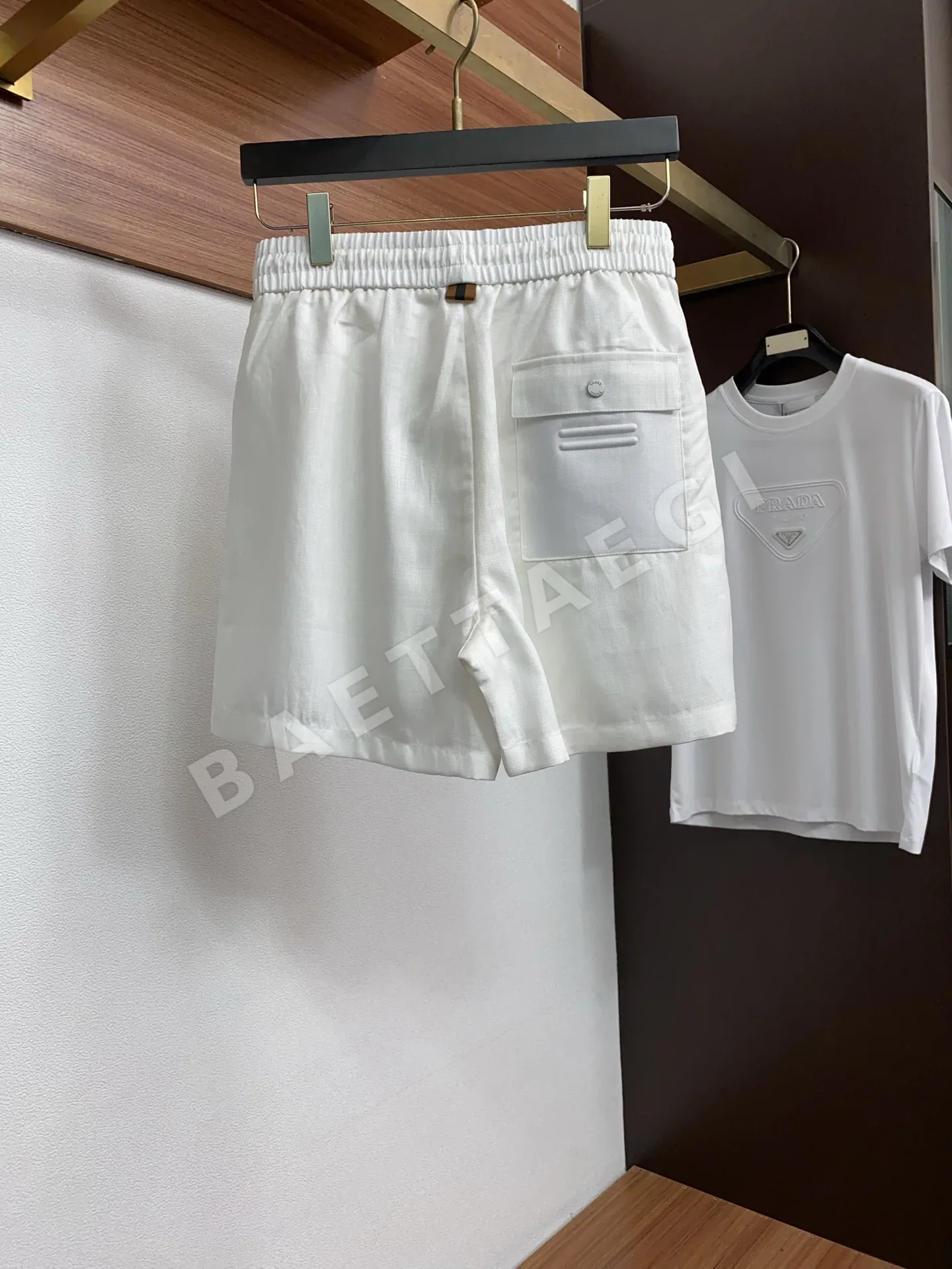 제냐 린넨 코튼 남성 반바지 상세 이미지 8