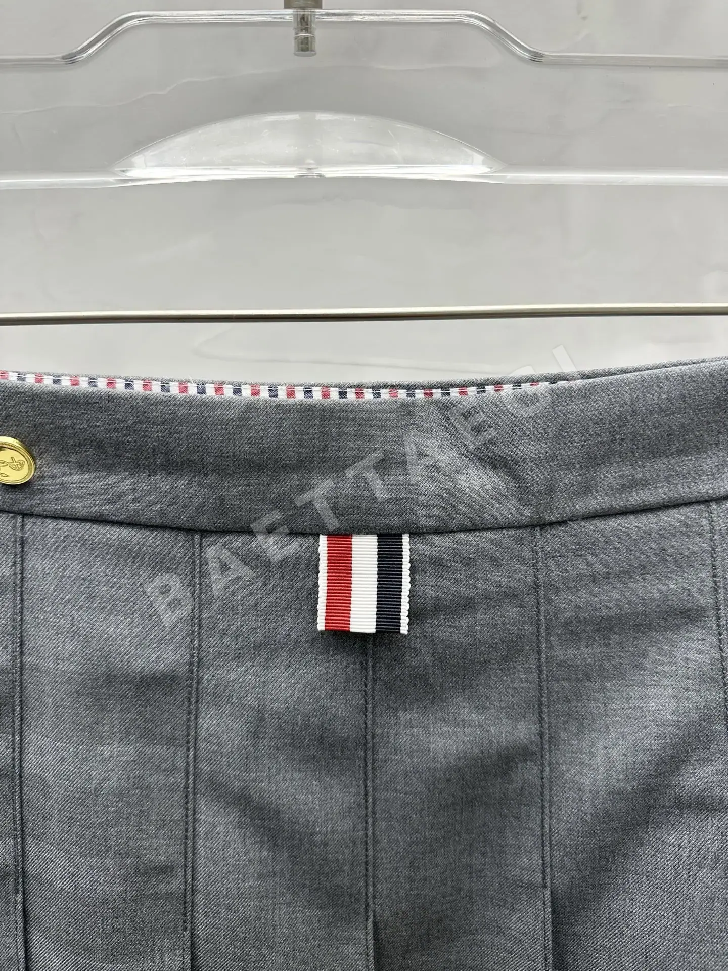 톰브라운 4바 스트라이프 울 혼방 플리츠 스커트 상세 이미지 7