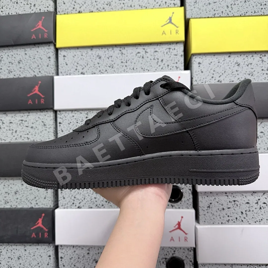 나이키 [GX] 에어 포스 1 로우 CU9225-001 201332 Nike Air Force 1 Low Supreme Black Sup 상세 이미지 4