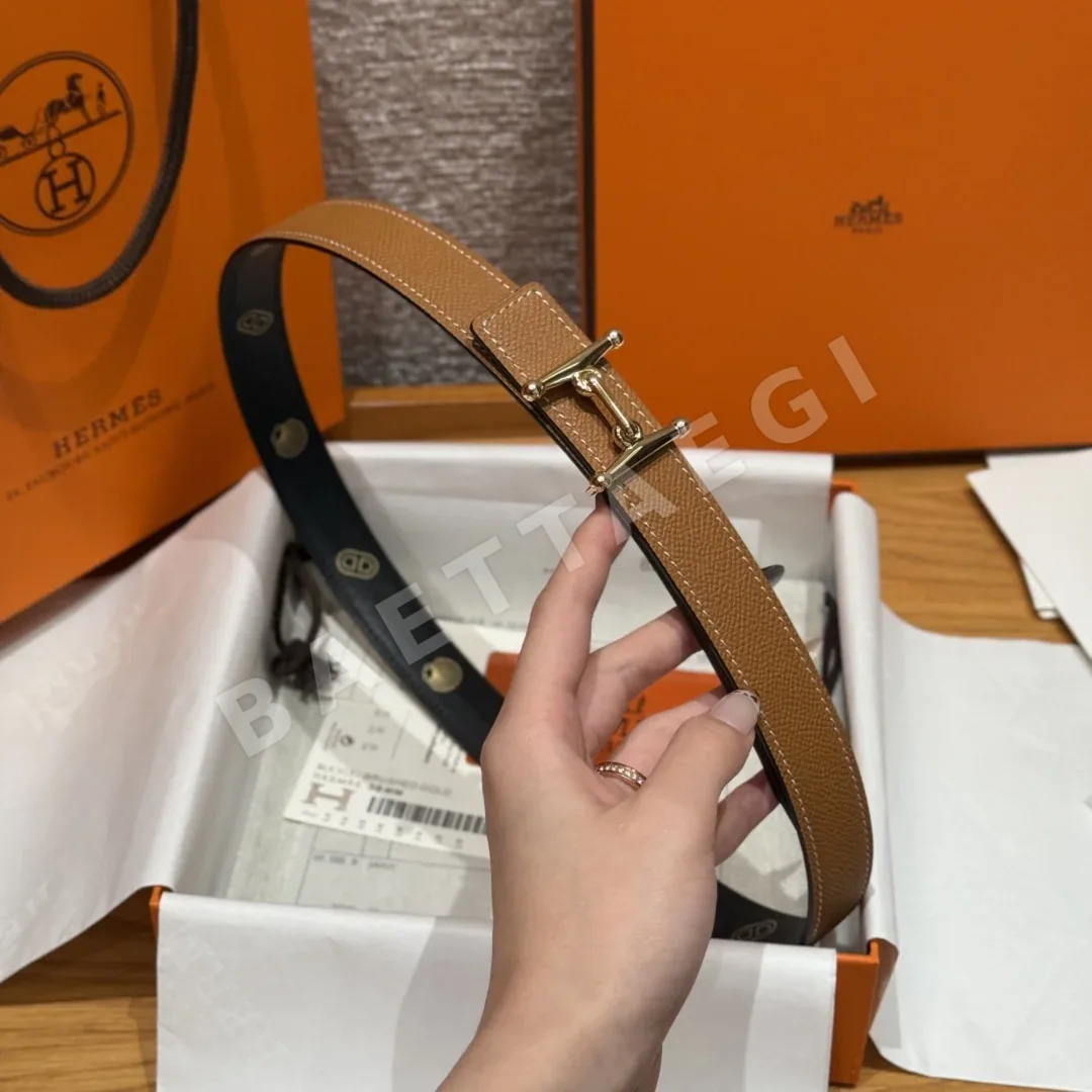 에르메스 스위프트 카프스킨 양면 벨트 상세 이미지 3