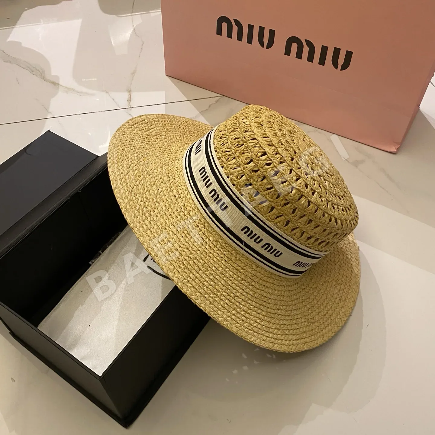 미우미우 모자 80744 Miu Miu Cap 상세 이미지 4