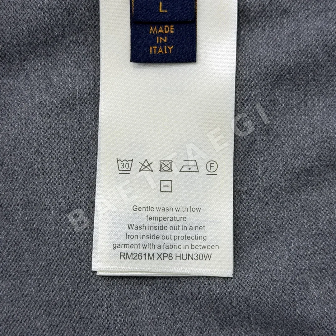 루이비통 로고 프린트 오버핏 후드티 상세 이미지 9