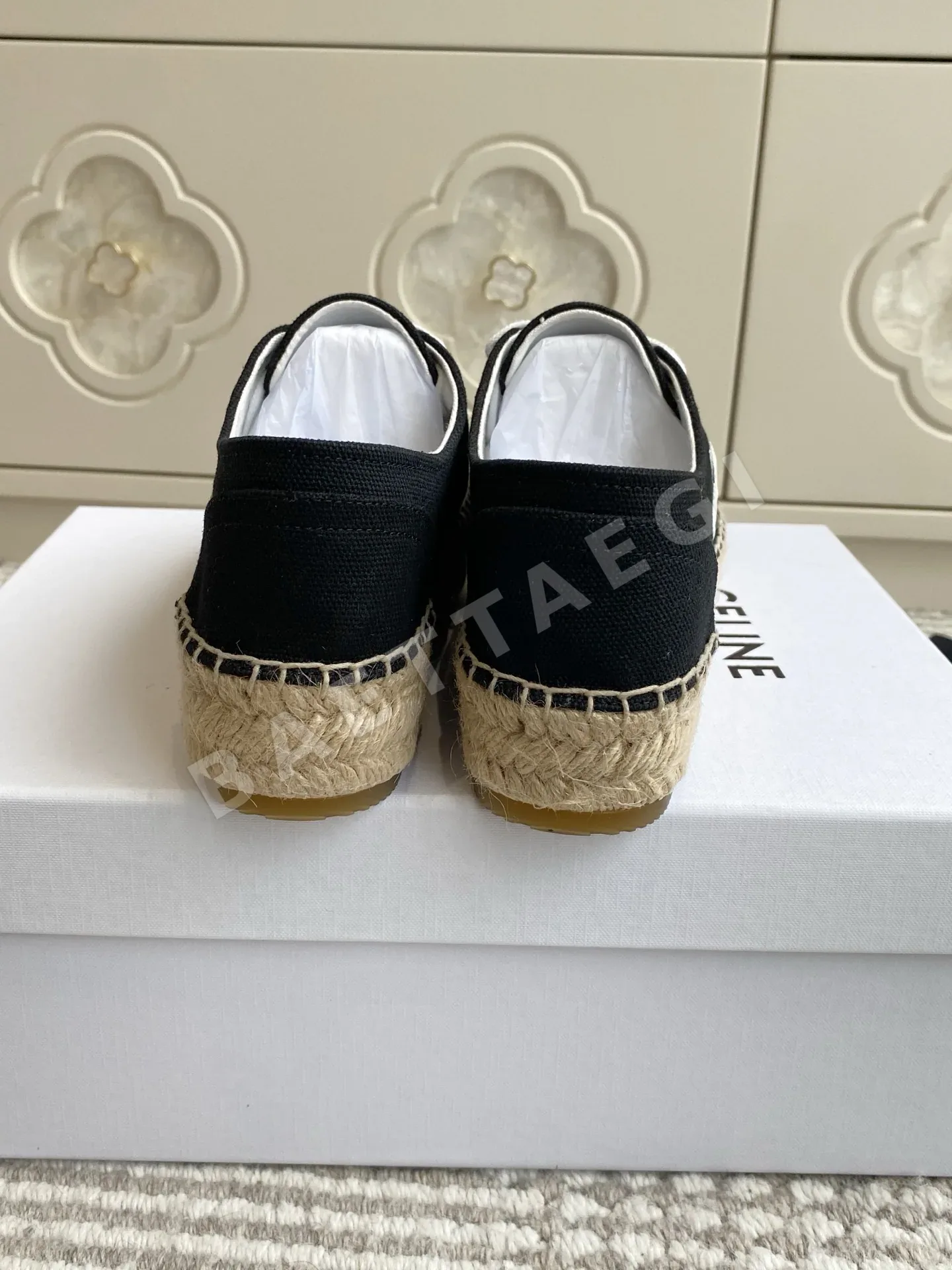 셀린느 개선문 플랫폼 캔버스 로프 슈즈 8934 상세 이미지 8