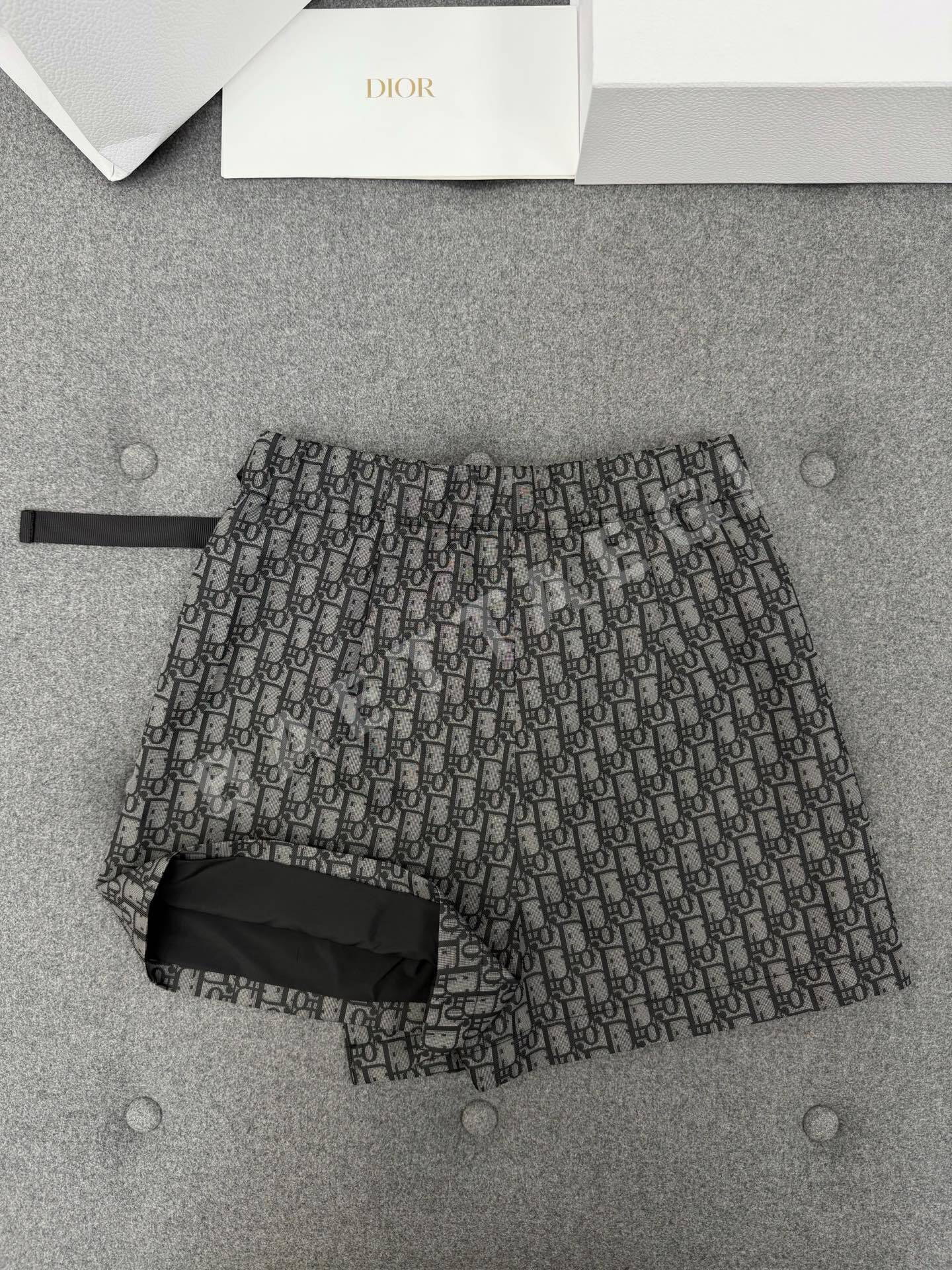 디올 오블리크 모노그램 큐롯 바지 상세 이미지 8