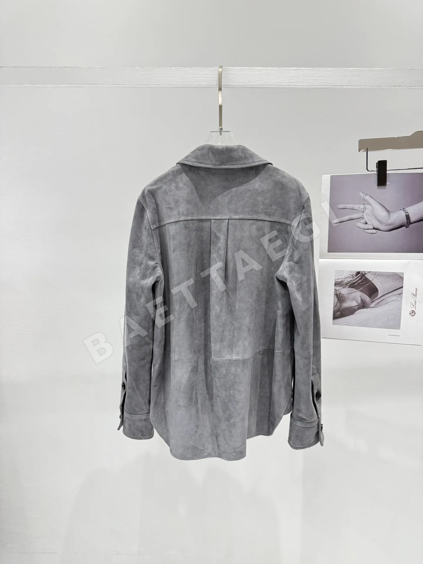 보테가베네타 램스킨 오프숄더 여성 자켓 상세 이미지 9