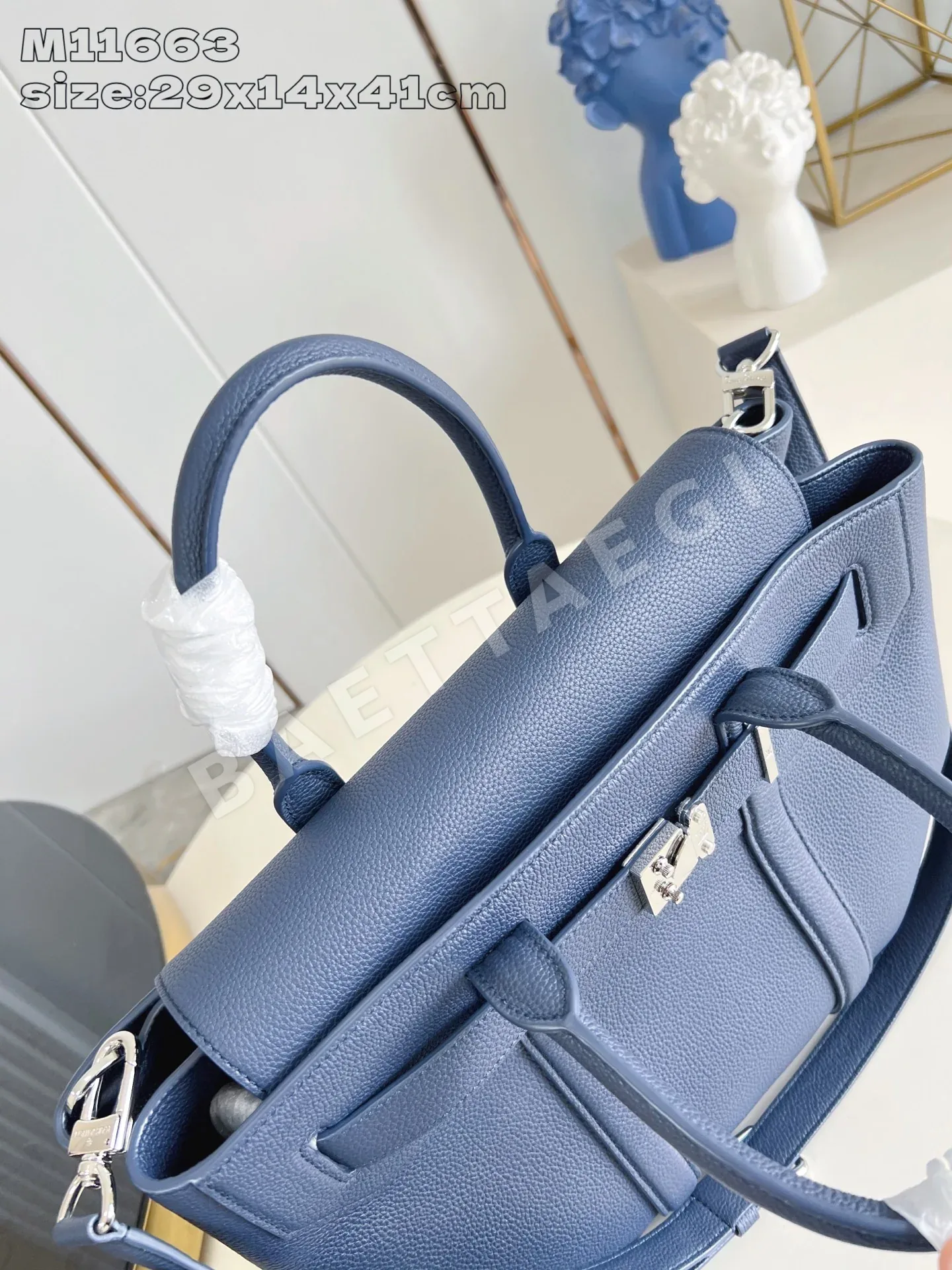 루이비통 조지 로얄 블루 토트백 M11663 상세 이미지 9