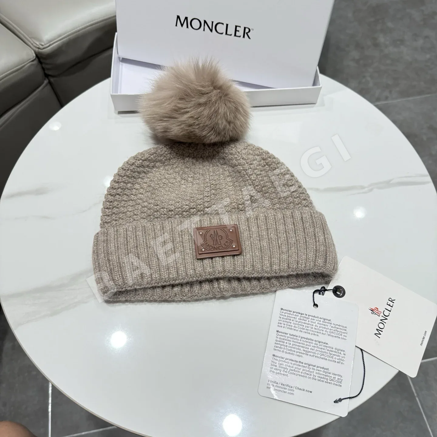 몽클레르 폼폼 울 모자 186895