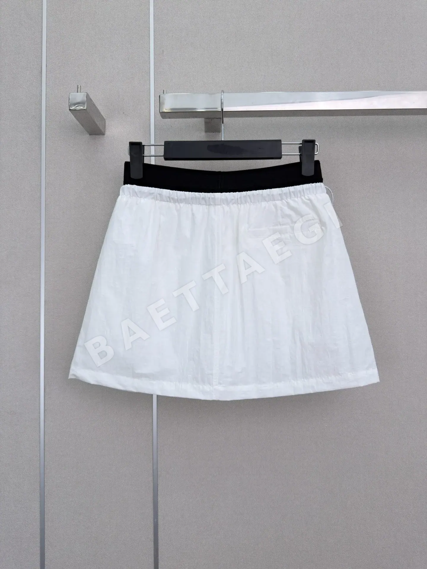 알렉산더왕 레터 프린트 고무 밴드 A라인 미니스커트 상세 이미지 9