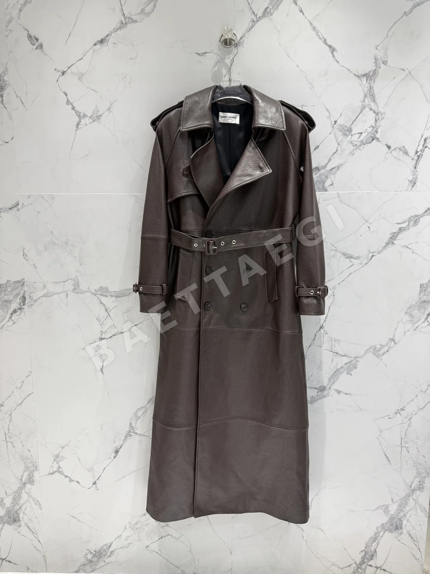 생로랑 YSL 레더 여성 자켓 157014