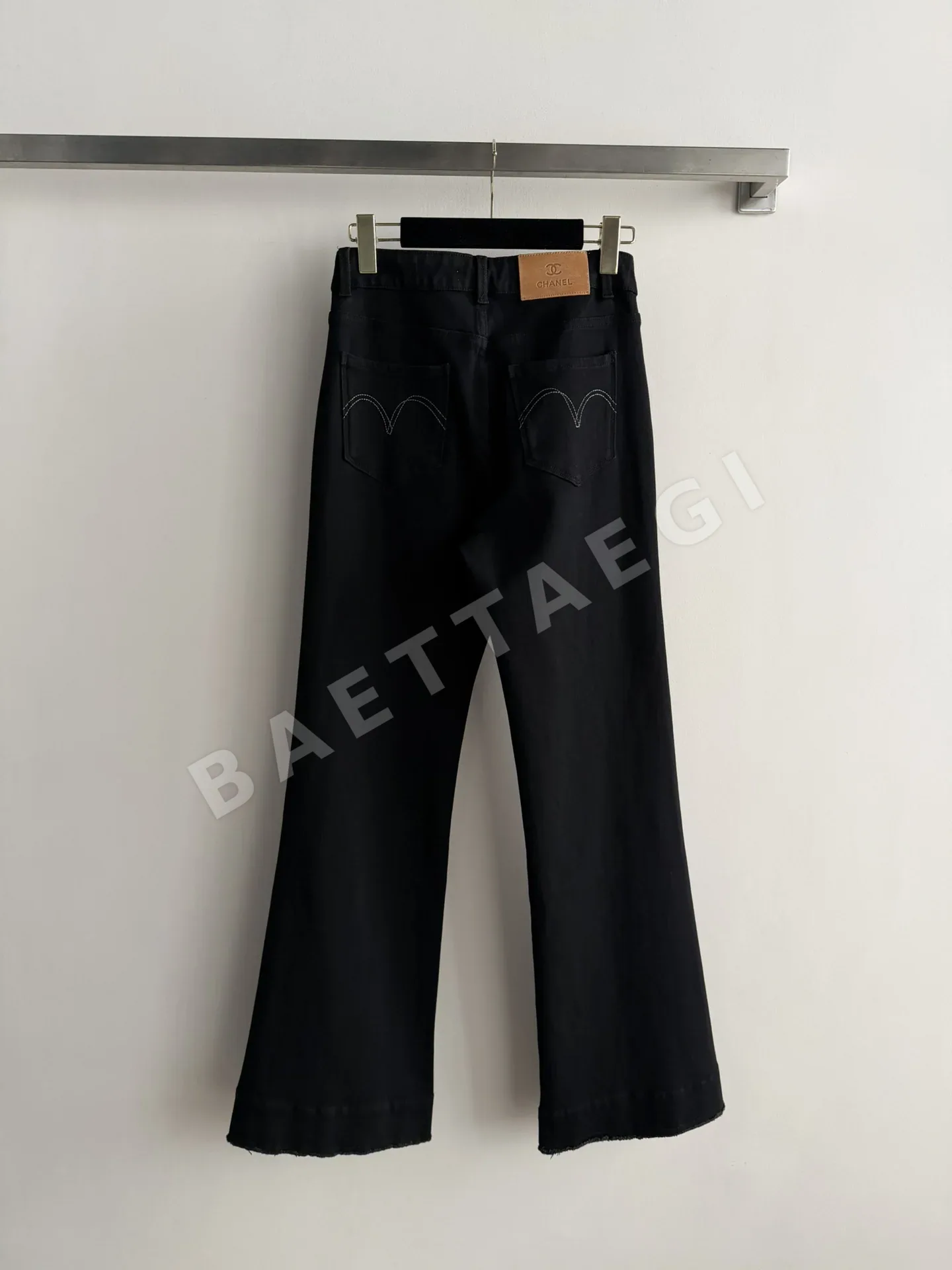 샤넬 데님 플레어 바지 상세 이미지 2