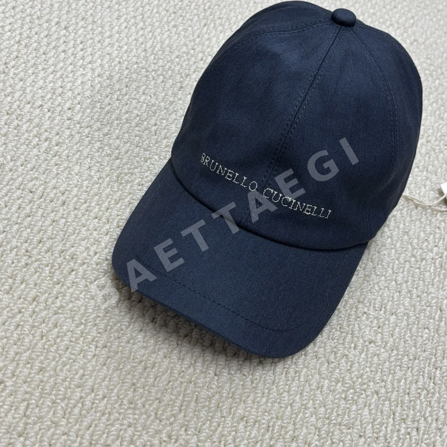 브루넬로쿠치넬리 가죽 조절 버클 야구모자 상세 이미지 2