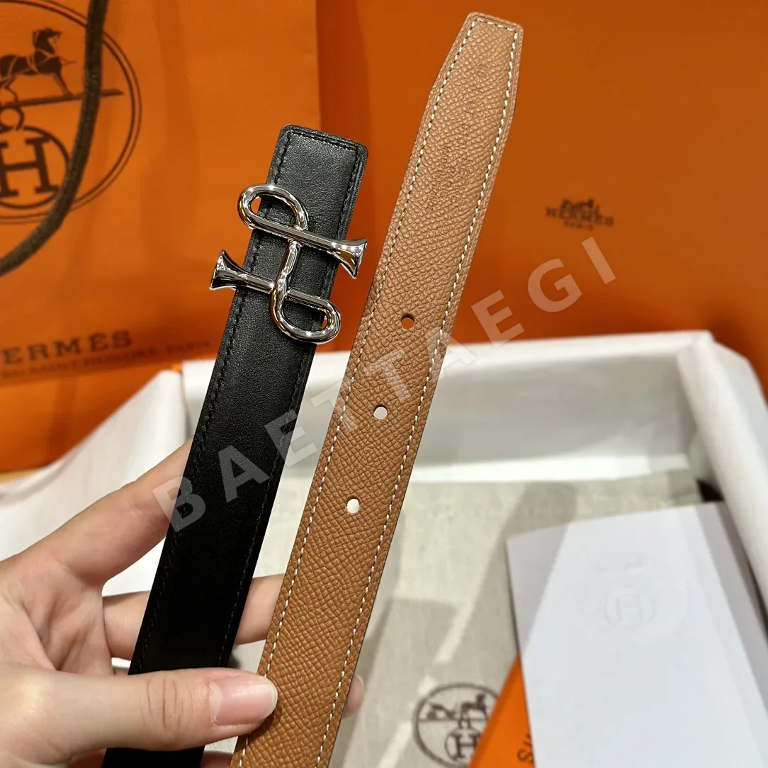 에르메스 H 버클 스위프트 엡솜 가죽 벨트 상세 이미지 6