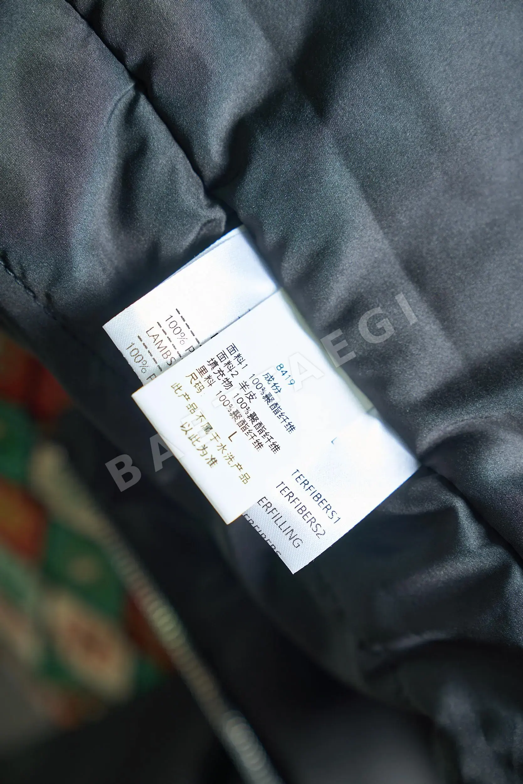 키톤 브라운 가죽 트리밍 후드 남성 자켓 상세 이미지 10