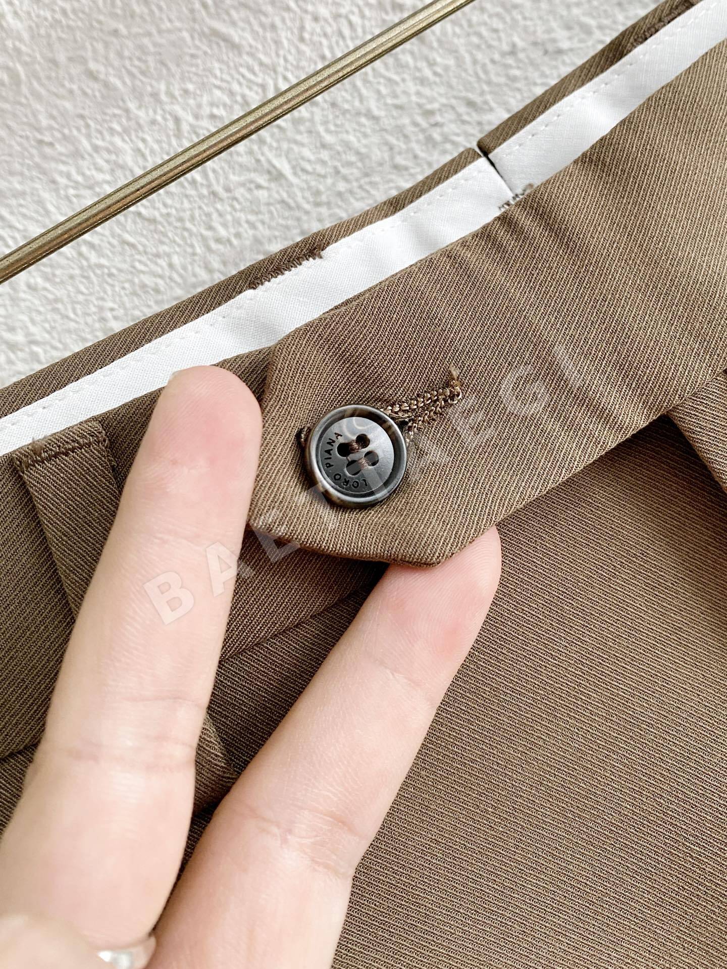 로로피아나 울 혼방 남성 바지 상세 이미지 6