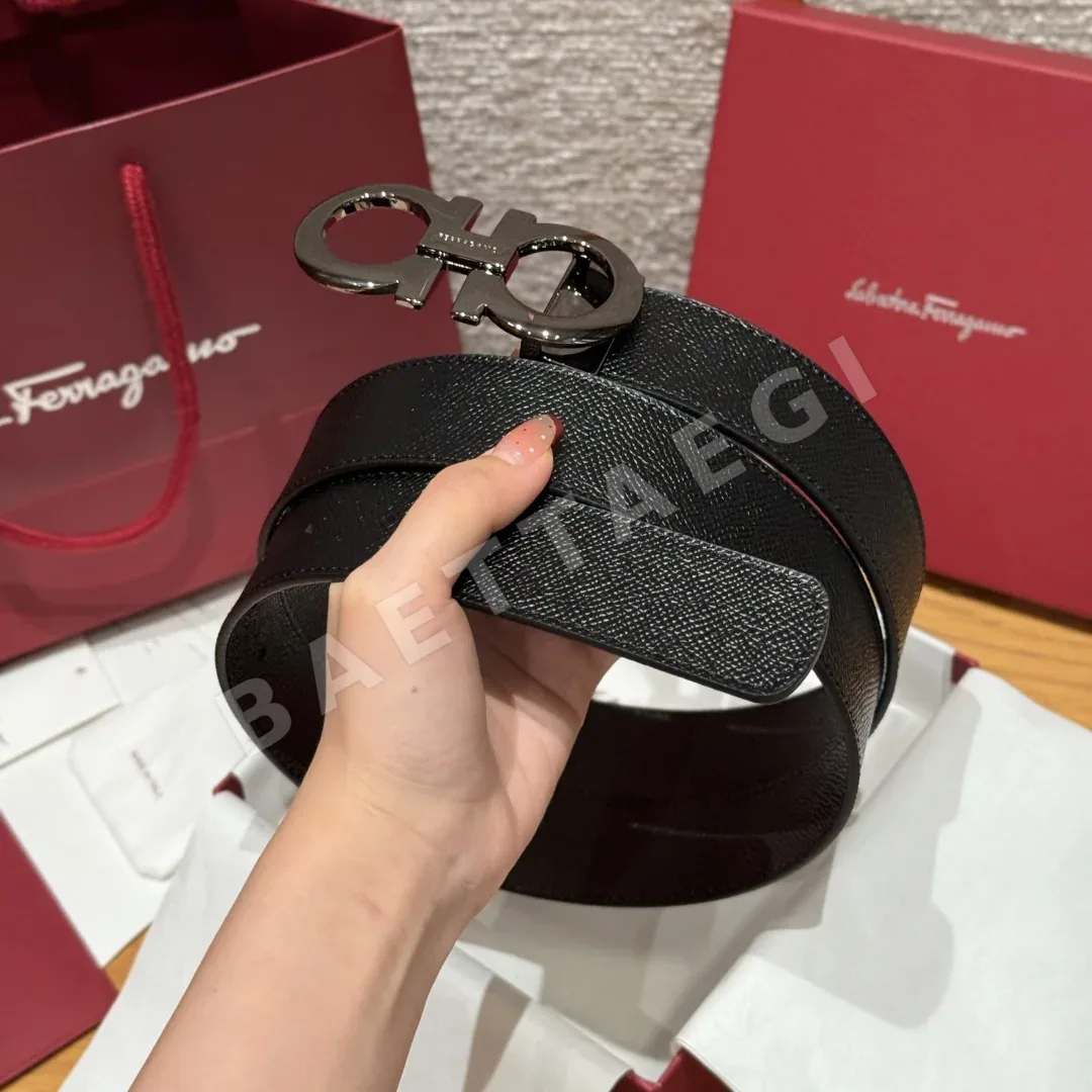 페레가모 간치니 리버시블 가죽 벨트 상세 이미지 2