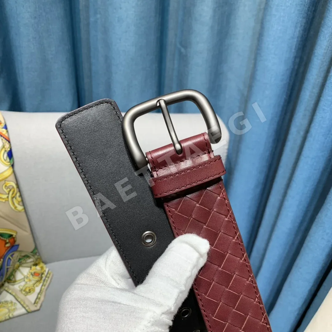 보테가베네타 BV 수공예 이탈리아산 송아지가죽 벨트 상세 이미지 6