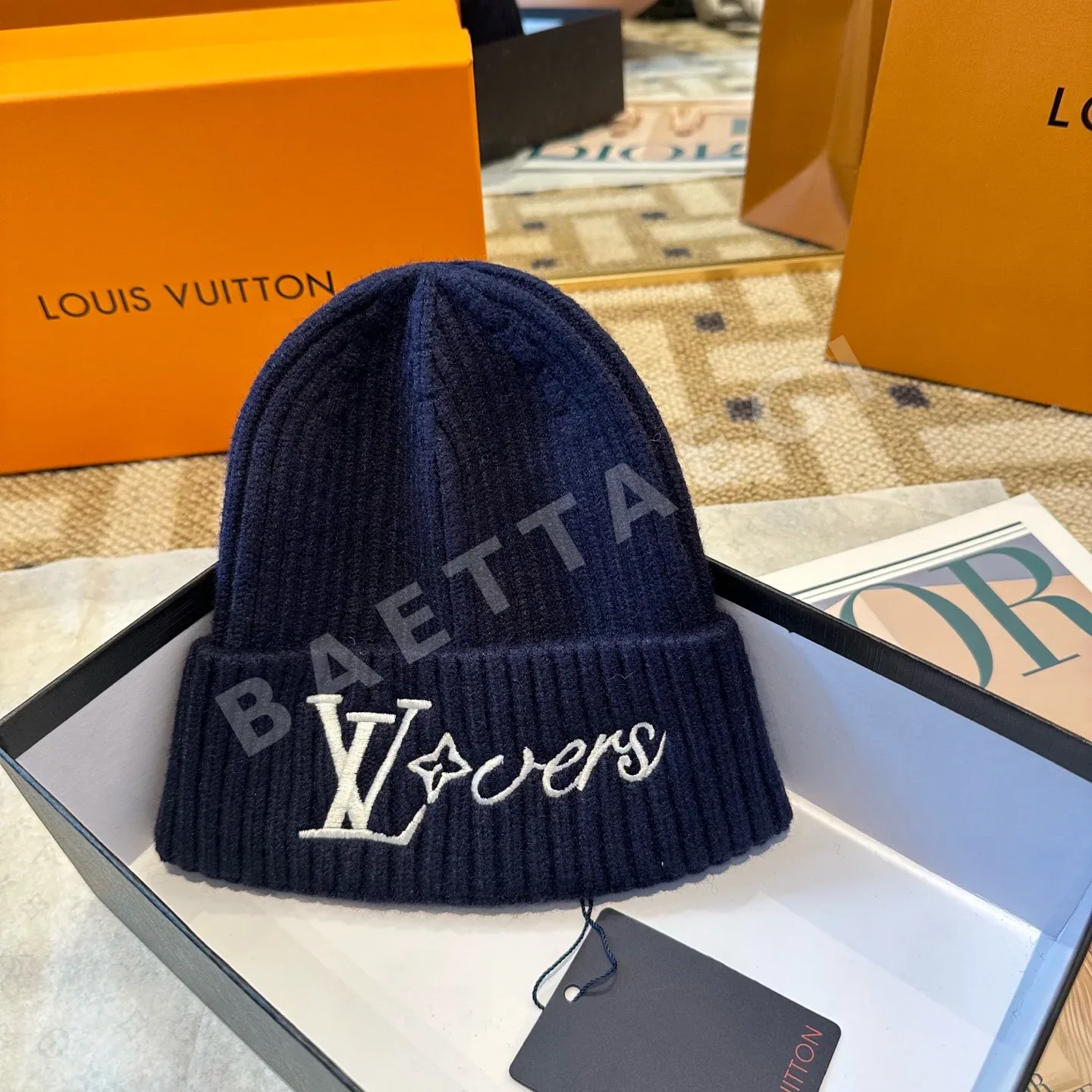 루이비통 LV 로고 니트 비니 상세 이미지 7