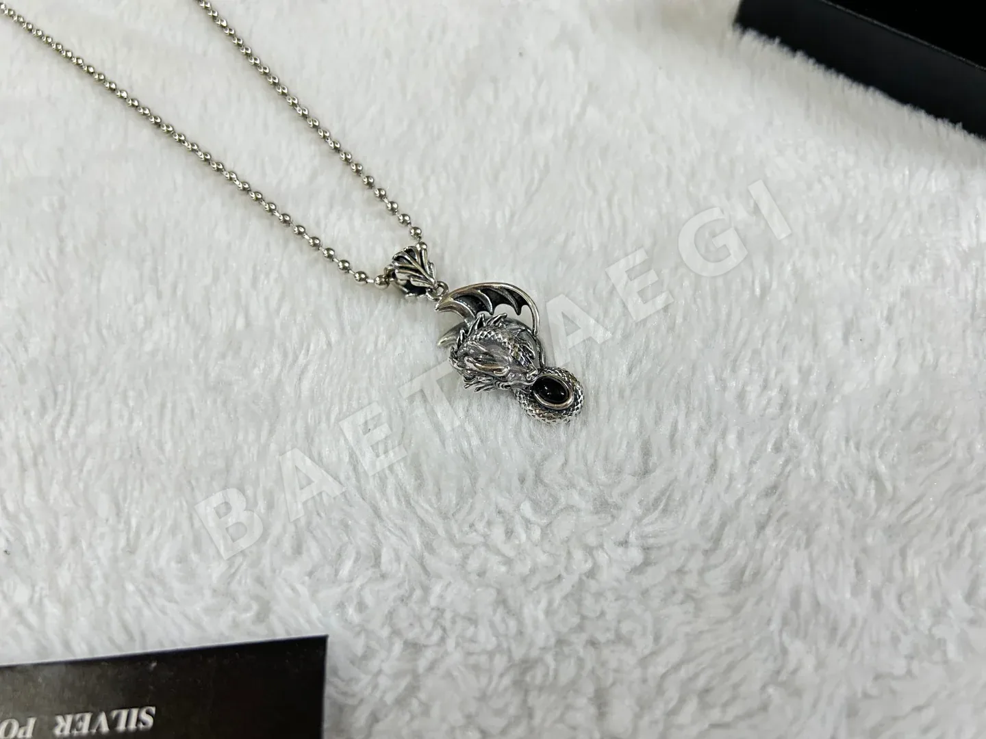 크롬하츠 드래곤 비즈 목걸이 62458